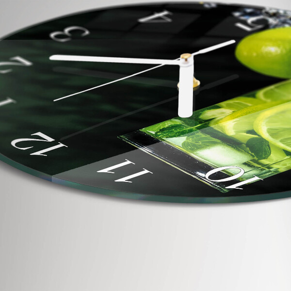 Reloj de pared redondo Carbonato de calcio