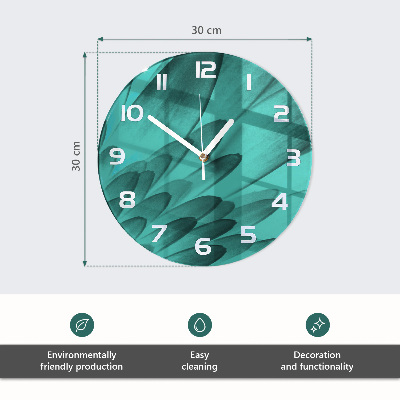 Reloj de pared redondo Cascada