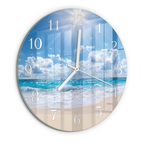 Reloj de pared redondo Mar