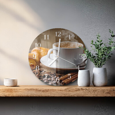 Reloj de pared redondo Canela y anís