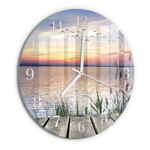 Reloj de pared redondo Lago