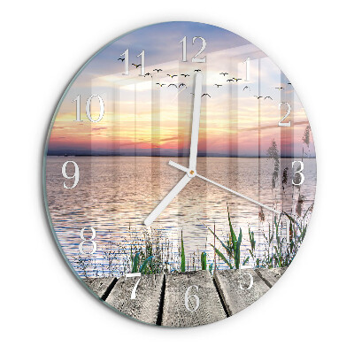 Reloj de pared redondo Lago