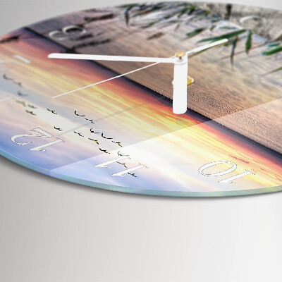 Reloj de pared redondo Lago