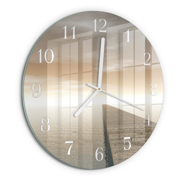 Reloj de pared redondo Muelle