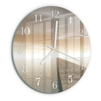 Reloj de pared redondo Muelle