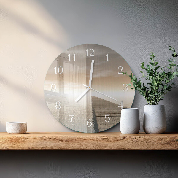 Reloj de pared redondo Muelle