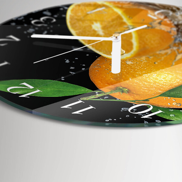 Reloj de pared redondo Naranjas