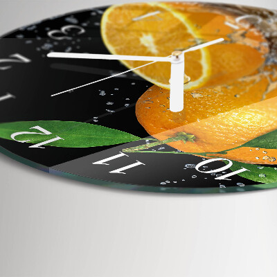 Reloj de pared redondo Naranjas