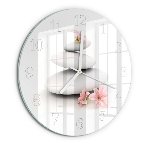 Reloj de pared redondo Piedras