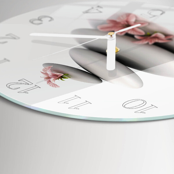 Reloj de pared redondo Piedras
