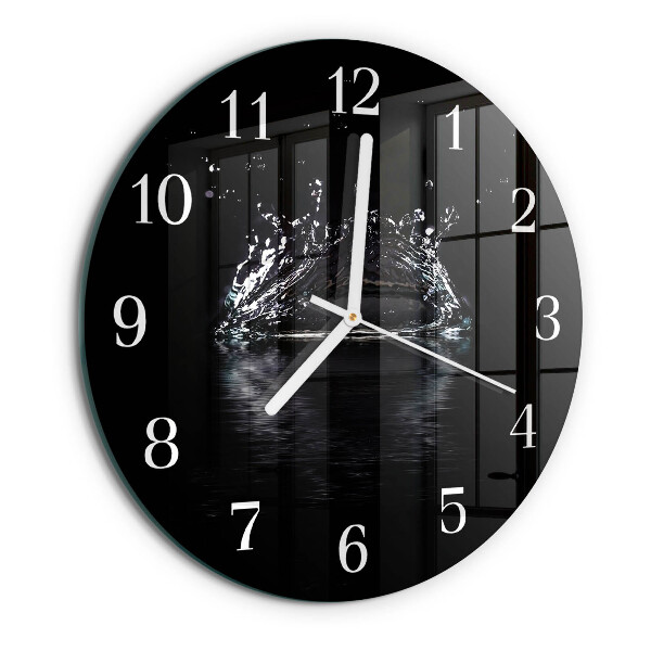 Reloj de pared redondo Agua