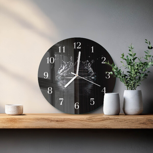 Reloj de pared redondo Agua