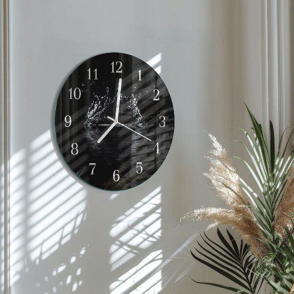 Reloj de pared redondo Agua