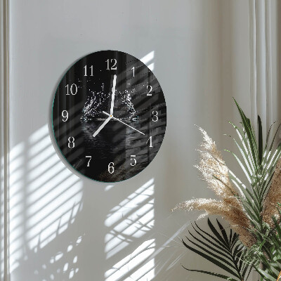 Reloj de pared redondo Agua