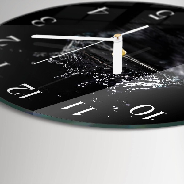 Reloj de pared redondo Agua
