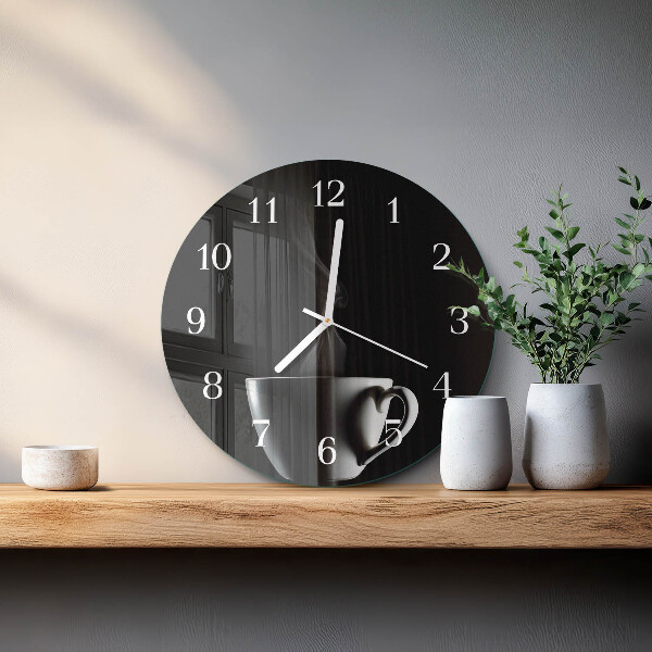 Reloj de pared redondo Taza