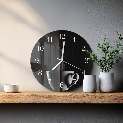 Reloj de pared redondo Taza