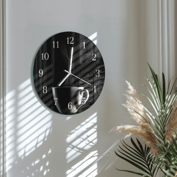 Reloj de pared redondo Taza
