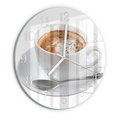 Reloj de pared redondo Café
