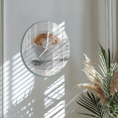 Reloj de pared redondo Café
