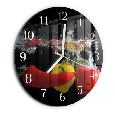 Reloj de pared redondo Pimienta
