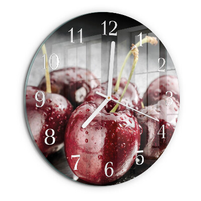 Reloj de pared redondo Cereza