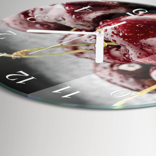 Reloj de pared redondo Cereza