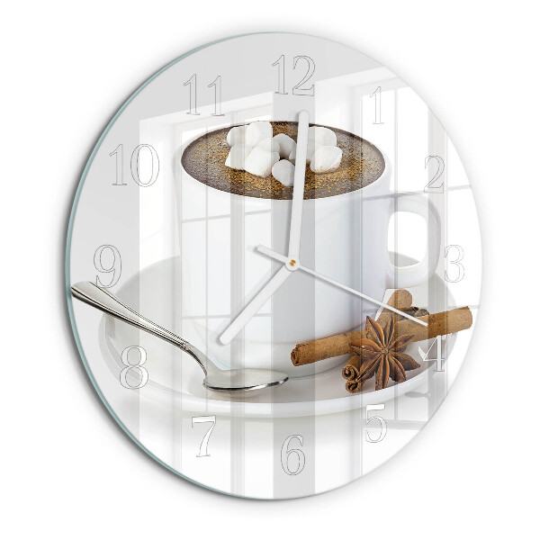 Reloj de pared redondo Chocolate