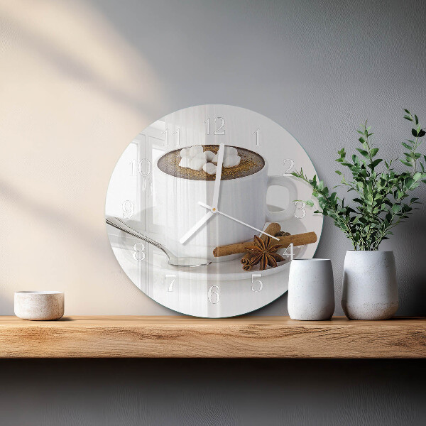 Reloj de pared redondo Chocolate