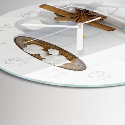 Reloj de pared redondo Chocolate