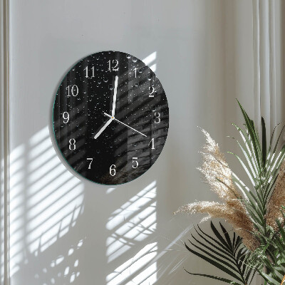 Reloj de pared redondo Gotas