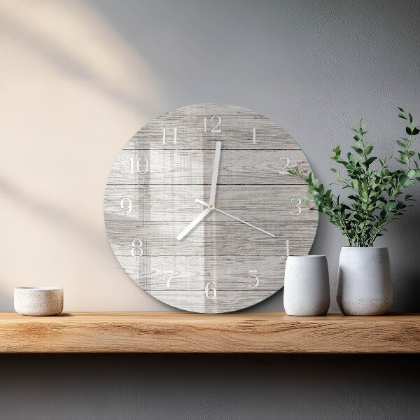 Reloj de pared redondo Tableros grises