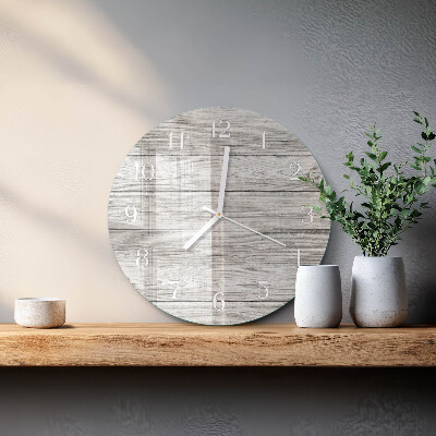 Reloj de pared redondo Tableros grises