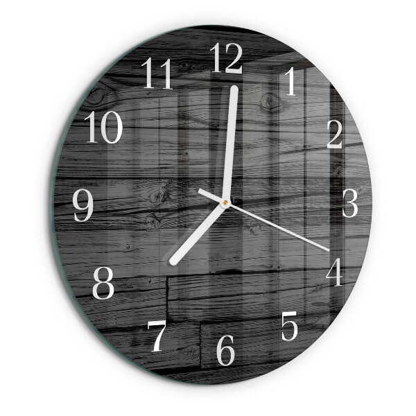 Reloj de pared redondo Madera