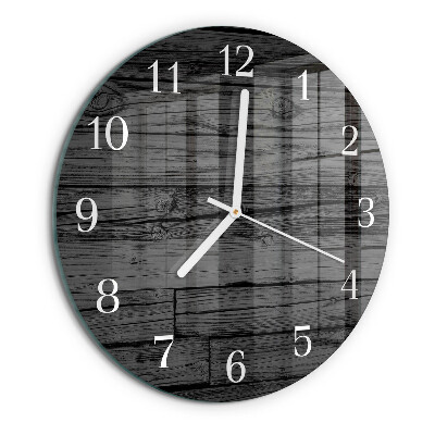 Reloj de pared redondo Madera