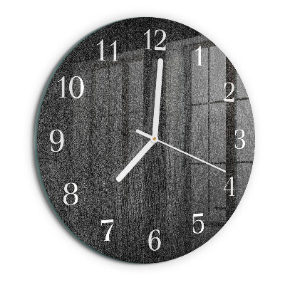 Reloj de pared redondo Madera