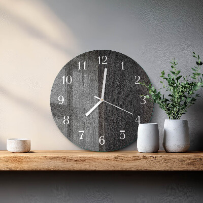 Reloj de pared redondo Madera
