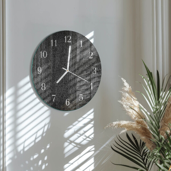 Reloj de pared redondo Madera