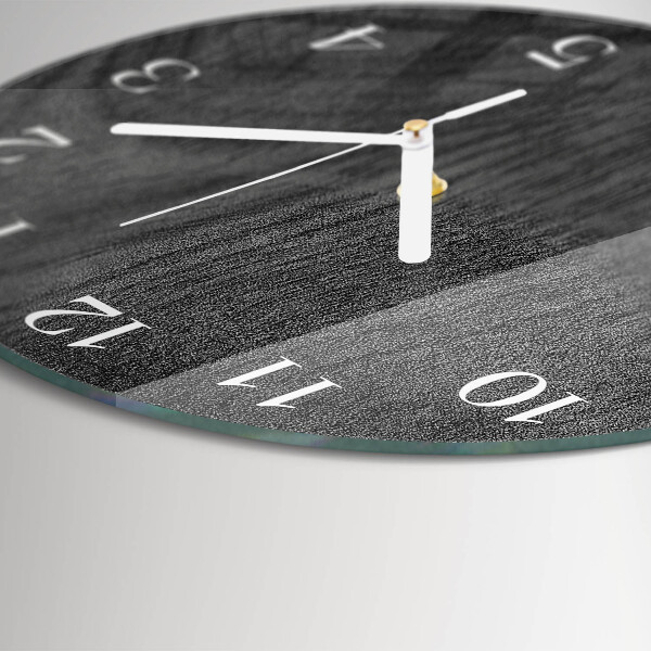 Reloj de pared redondo Madera