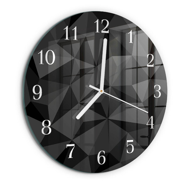 Reloj de pared redondo Patrón 3D