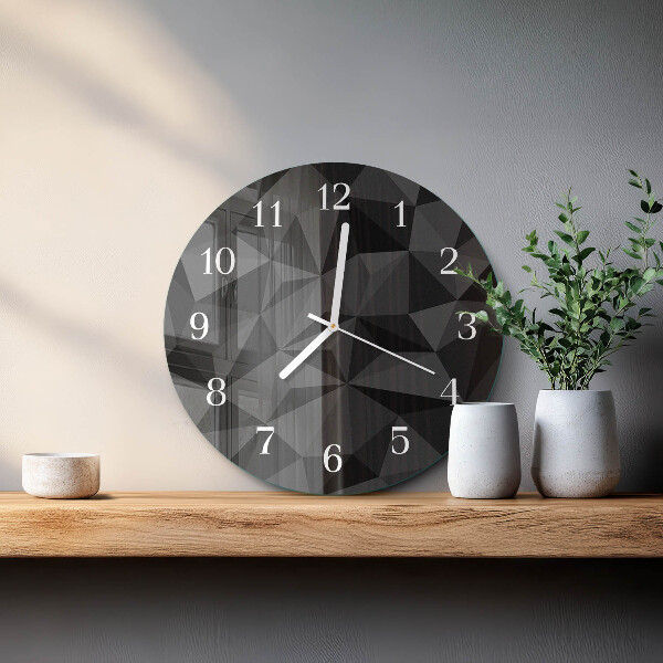 Reloj de pared redondo Patrón 3D