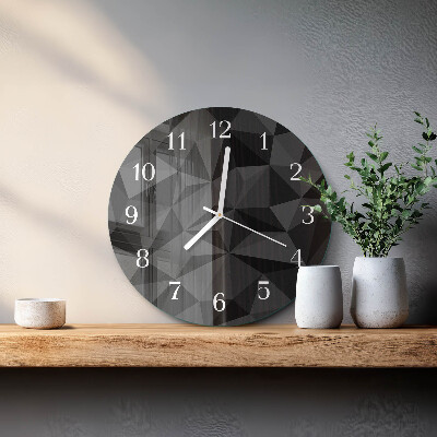 Reloj de pared redondo Patrón 3D