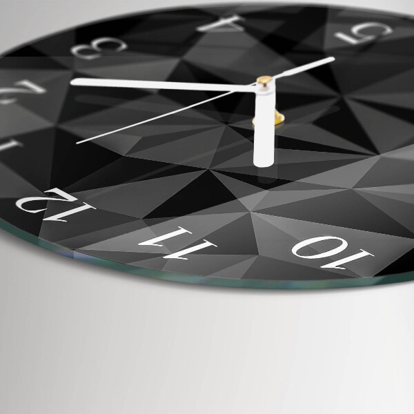 Reloj de pared redondo Patrón 3D
