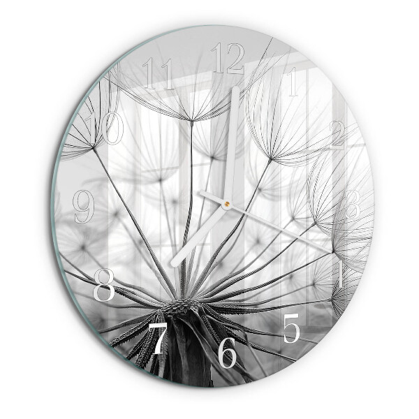 Reloj de pared redondo Diente de león