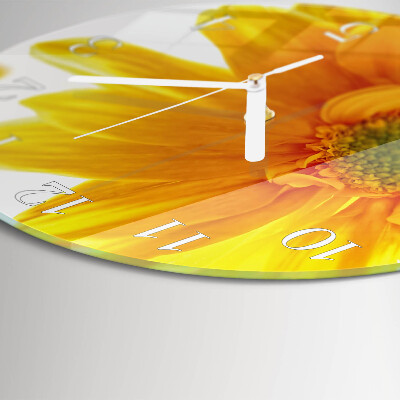 Reloj de pared redondo Flor