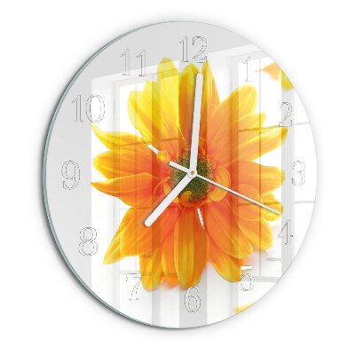 Reloj de pared redondo Flor