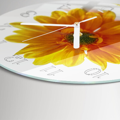 Reloj de pared redondo Flor