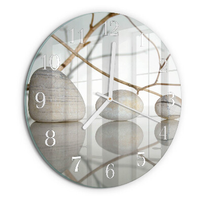 Reloj de pared redondo Piedras