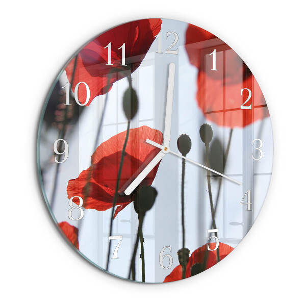 Reloj de pared redondo Amapola