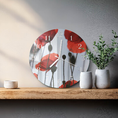 Reloj de pared redondo Amapola